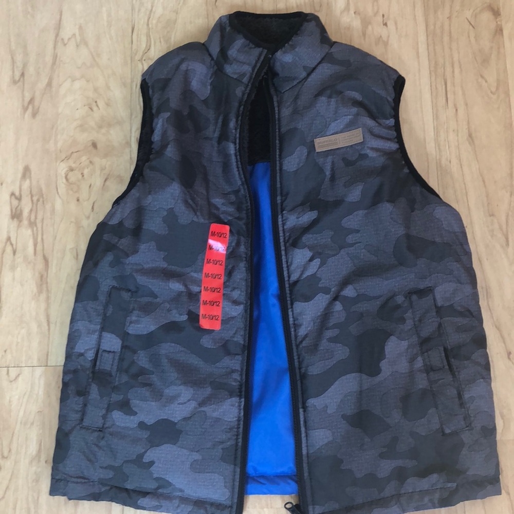 Boy’s Buffalo Vest and Long Sleeve Shirt - Picture 2 of 5